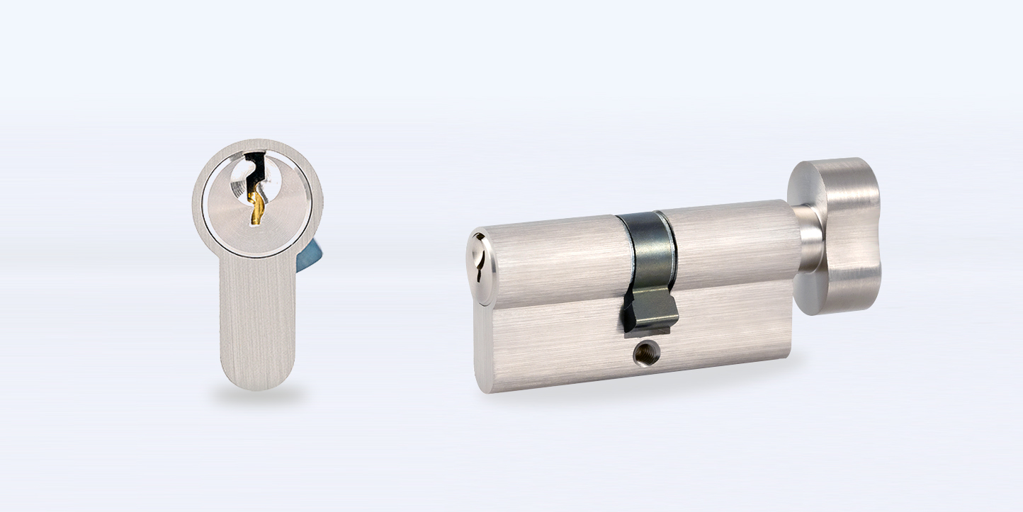 Cross-section of European standard profile cylinder Cross-section of European standard profile cylinder