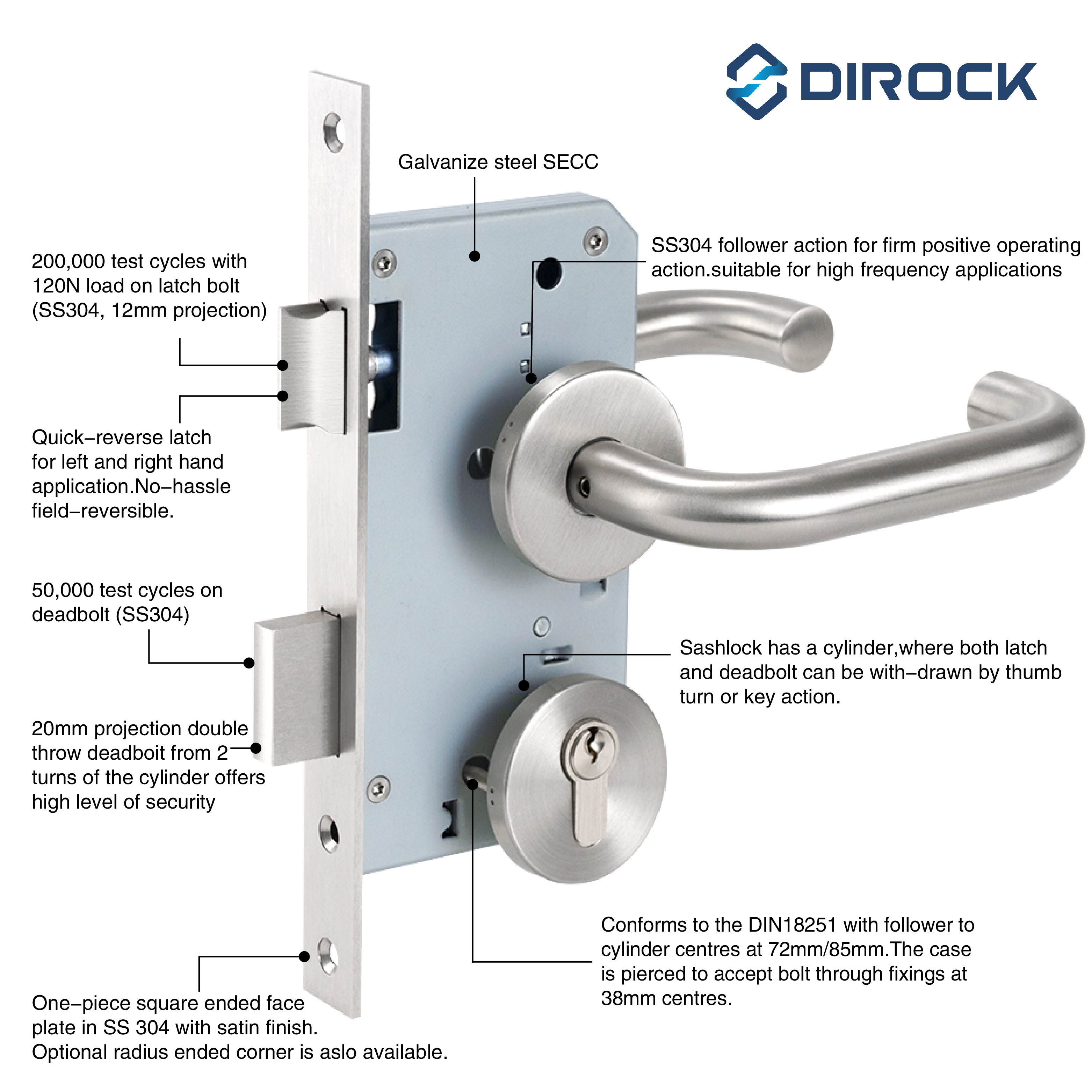 description of mortise lock