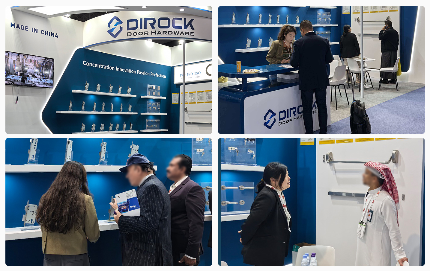 DIROCK exhibition booth at The Big 5 Saudi 2026, showcasing fire safety solutions