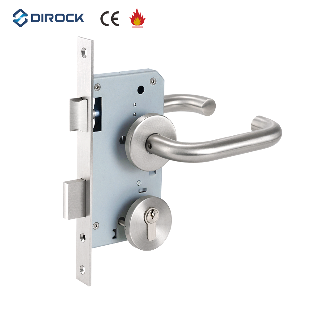 DIROCK fire rated mortise lock set