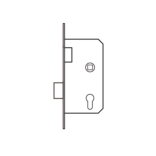 Mortise dead lock