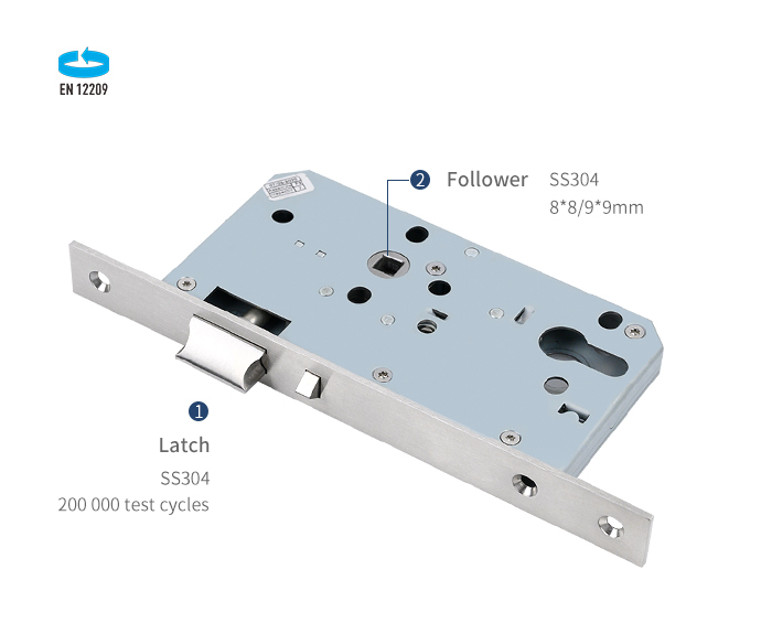 Classroom mortise door lock 6072CR details