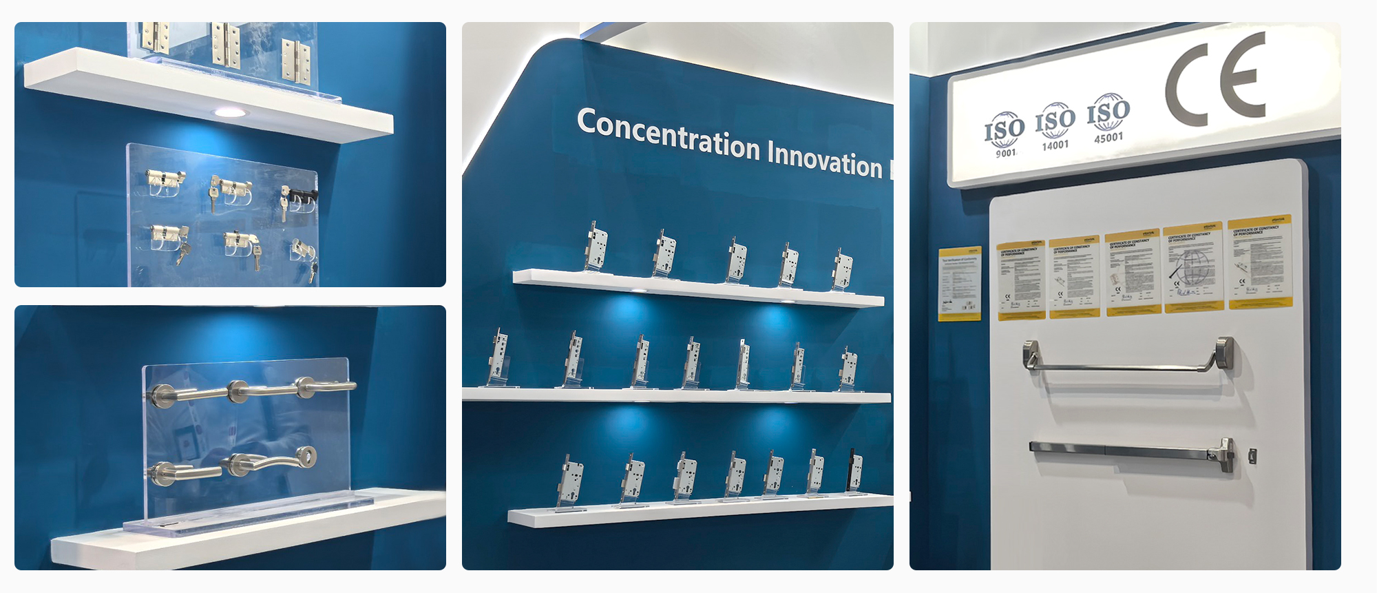 DIROCKs range of CE-certified, fire-rated door hardware solutions on display