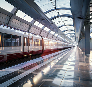 fire door hardware application-railway station