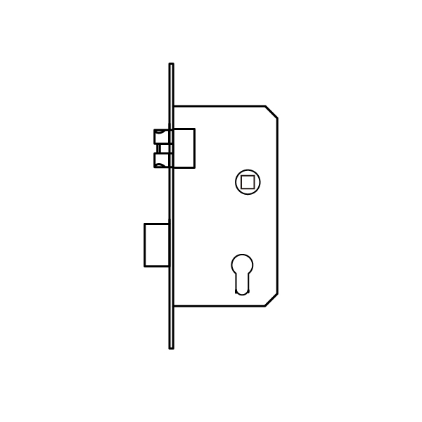 Mortise mute lock (2)