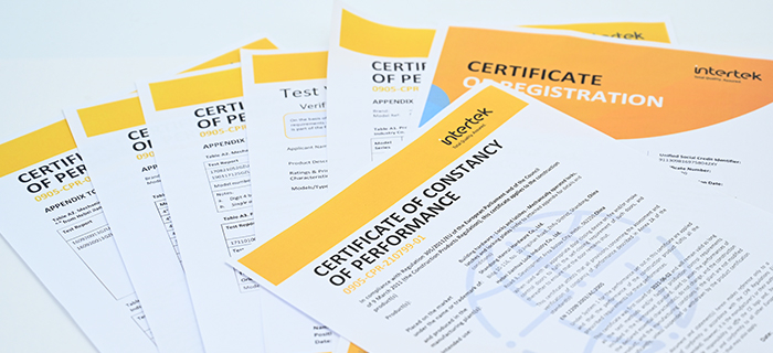Certificates