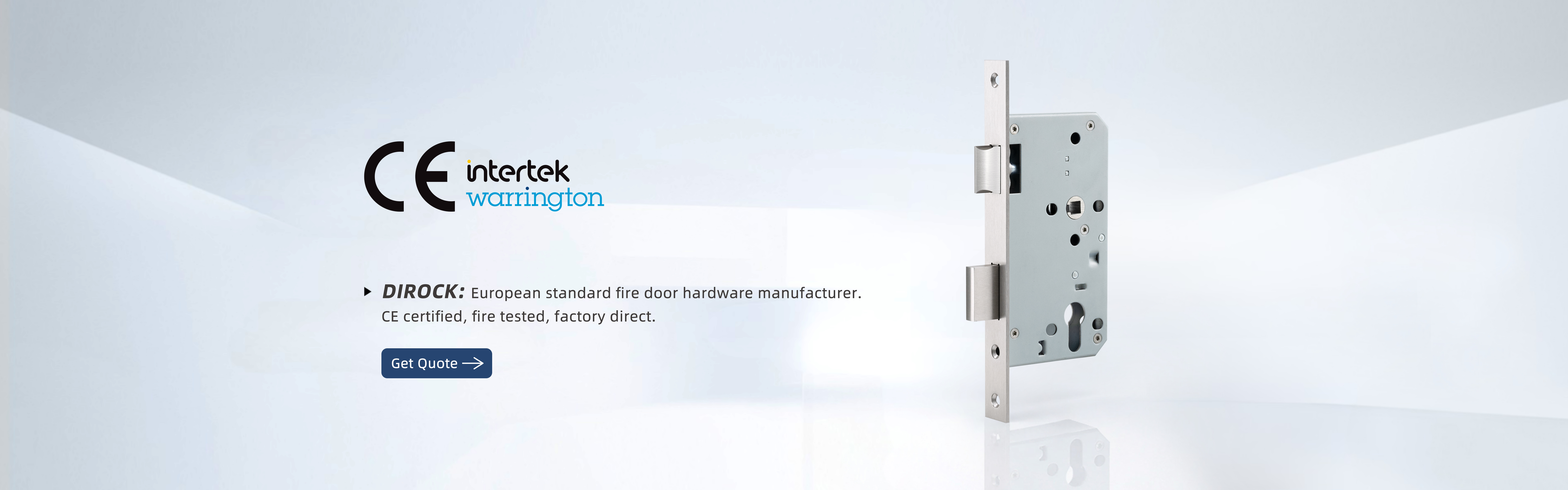 DIROCK European standard fire door hardware - CE certified mortise lock