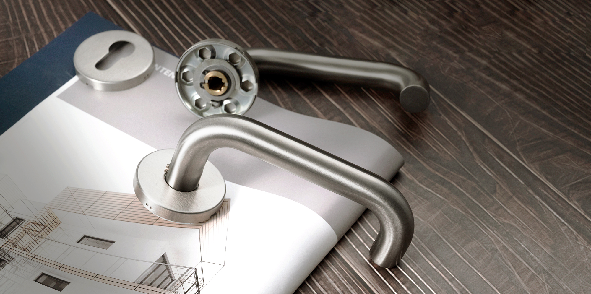 DIROCK EN1906 stainless steel door handle